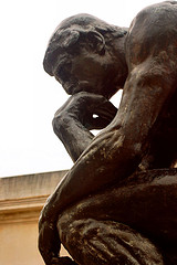 Rodin’s Thinker profile (fotografía de K S)